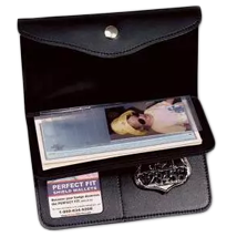 Women's Recessed Badge Wallets 