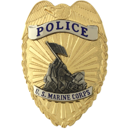Blackinton A11644 U.S. Marine Corps Police Shield