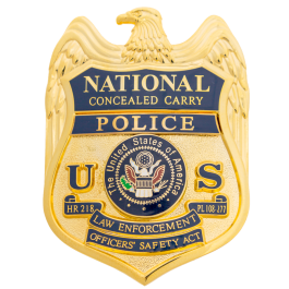 National Concealed HR218 Badge | HR 218 Badge | HR218 Badges