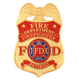 Retired Firefighter Badge