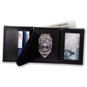 Perfect Fit Recessed Trifold Wallet with Single ID