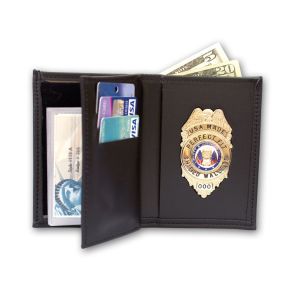 Perfect Fit Double ID Badge Wallet w/ 3cc Slots