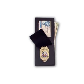 Perfect Fit Duty Leather Badge Case W/ Money Pocket PF124MP