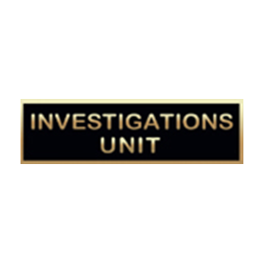 Blackinton Investigations Unit Recognition Bar A11177-A (3/8")