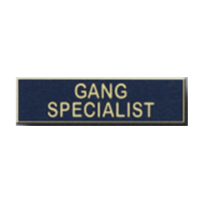 Blackinton Gang Specialist Recognition Bar A11177-N (3/8")