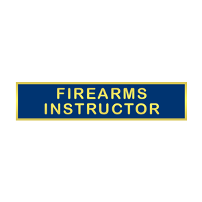Blackinton Firearms Instructor Commendation Bar A11354-C (5/16")