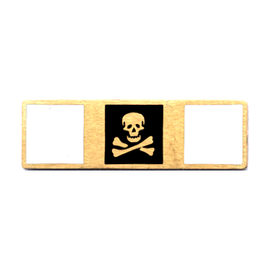 Blackinton Skull and Cross Bone Commendation Bar A11754 (3/8")