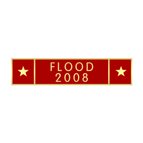 Blackinton Flood 2008 Commendation Bar A11790 (5/16")