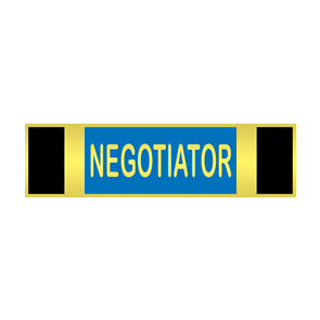 Blackinton Negotiator Commendation Bar A11996 (3/8")