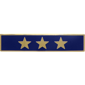 Blackinton One Section Recognition Bar with 3 Stars A12294