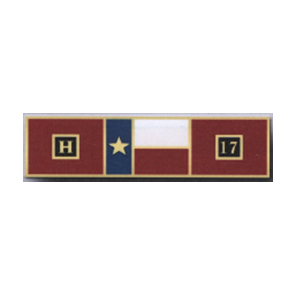 Blackinton Hurricane Harvey Commendation Bar with Texas Flag A12622 (3/8")