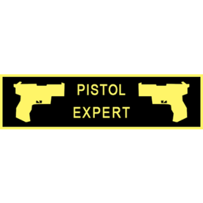Blackinton Pistol Expert Commendation Bar A12930-A (3/8")