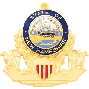 Blackinton A2171 Eagle Medal With Enamel Shield