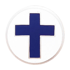 Blackinton A2437 Chaplain Cross Seal (15/16")