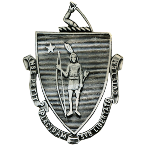 Blackinton A2778 Massachusetts Shield Cap Badge