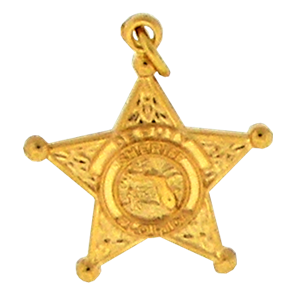 Blackinton Florida Deputy Sheriff Charm A3298-CH