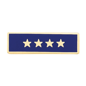 Blackinton Years of Service Recognition Bar with 4 Stars A346-D
