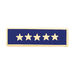 Blackinton Years of Service Recognition Bar with 5 Stars A346-E