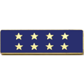 Blackinton Years of Service Recognition Bar with 8 Stars A346-G