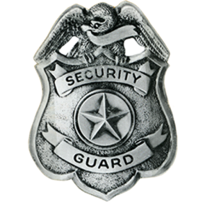 Blackington A3852 Shield Badge with Eagle - Security Guard
