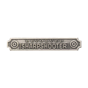 Blackinton Revolver Sharpshooter Marksmanship Bar A6101-B