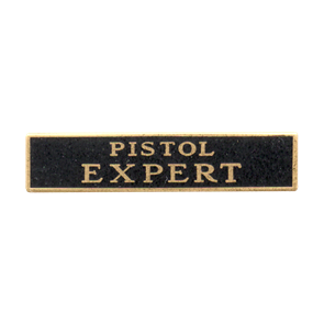 Blackinton Pistol Expert Marksmanship Bar A7099-A (1-1/2" x 5/16")