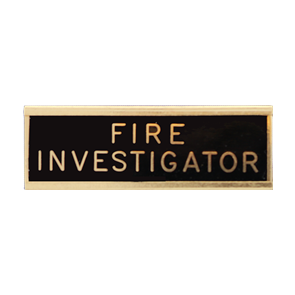 Blackinton Fire Investigator Commendation Bar A7140-AB (3/8")