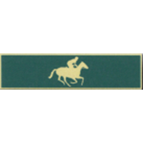 Blackinton One Section Commendation Bar w/ Horse & Rider A7140-AF (3/8")
