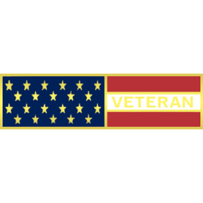 Blackinton Veteran / American Flag Recognition Bar A7140-AH (3/8")