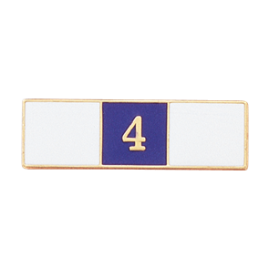 Blackinton Four Years of Service Recognition Bar A7142-F (3/8")