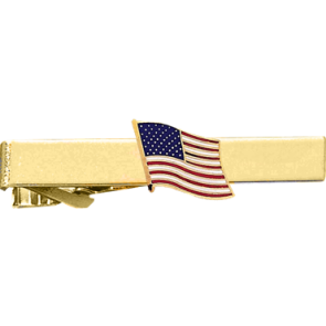 Blackinton American Flag Tie Clasp A7311-TC