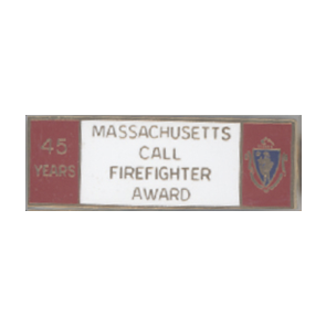 Blackinton Massachusetts 45 Year Call Firefighter Award A9846-E