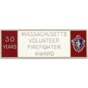 Blackinton Massachusetts 30 Year Volunteer Firefighter Award A9848-B