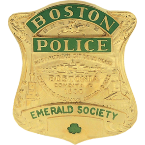 Blackinton Boston MA Police Badge B1283 (Small Version)