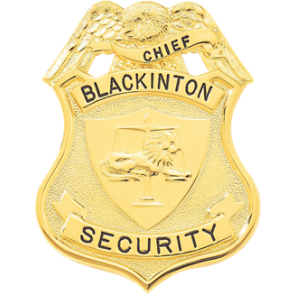Blackinton B1436 Shield Badge with Eagle