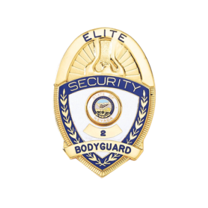 Blackinton B2215 Semi-Custom Oval Security Badge (Small Badge)