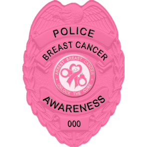 Blackinton Model B296-PI Breast Cancer Awareness Badge