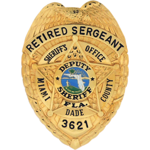 Blackinton B2971 Miami Dade County Sheriff Custom Badge