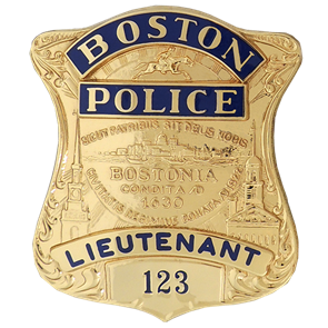 Blackinton Boston MA Police Badge (Full Size)