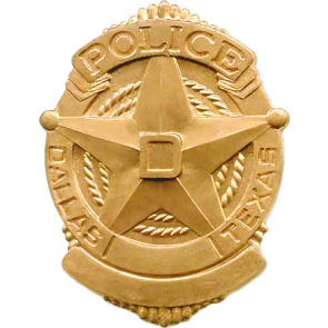 Dallas Police Breast Badge 