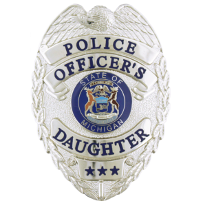 Police Officer's Daughter Badge