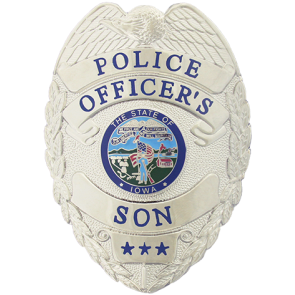 Police Officer's Son Badge