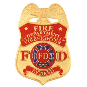 EFireSupply Retired Firefighter Badge EP-148