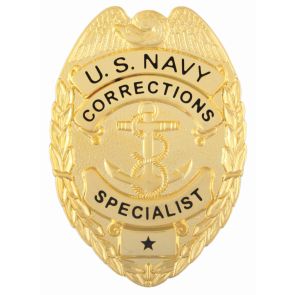 US Navy Corrections Specialist Badge (In Stock)