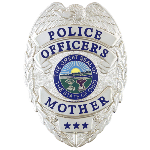Police Officer's Mother Badge-Gold EP-211-G