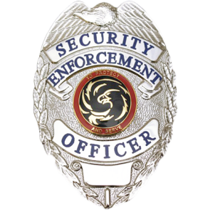 Security Enforcement Officer Badge-Gold EP-223-G