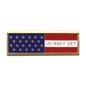 Blackinton American Flag Navy Vet Commendation Bar