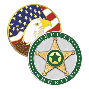 Blackinton Deputy Sheriff Challenge Coin Green