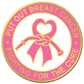Blackinton Breast Cancer Awareness Pin-Put Out Breast Cancer
