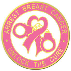 Blackinton Breast Cancer Awareness Handcuffs Seal J285 (Individual)
